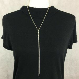Lucky Brand Floral Y Necklace  NEW